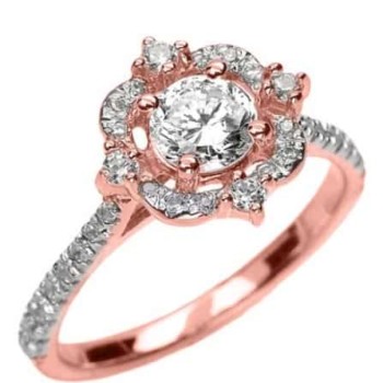 Rose Gold Engagement Ring